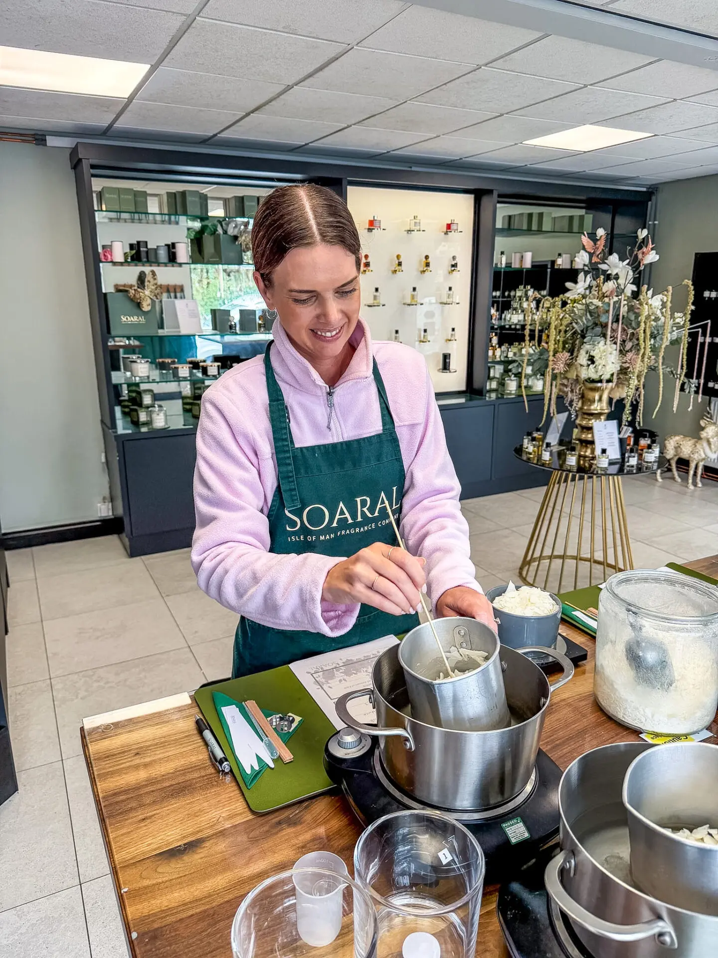 Candle Making at Soaral, Port Erin, Isle of Man